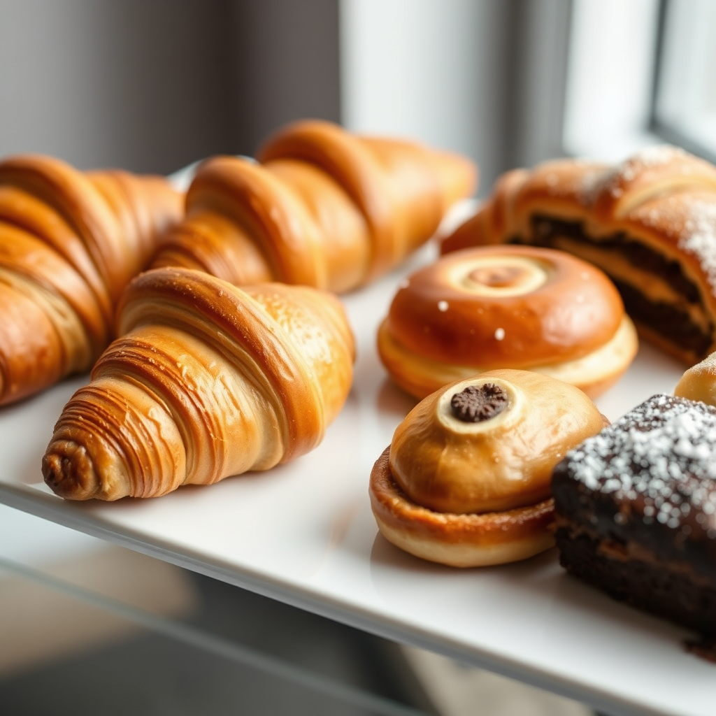 Delicious pastries